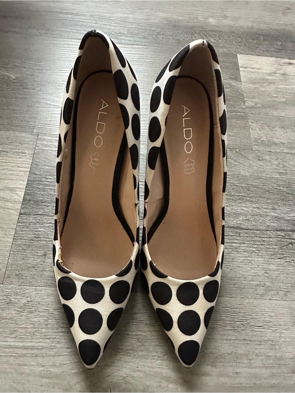 ALDO Polka Dot Pumps